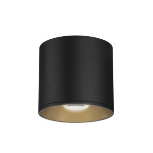 Stout 1-Light LED Flush Mount in Black