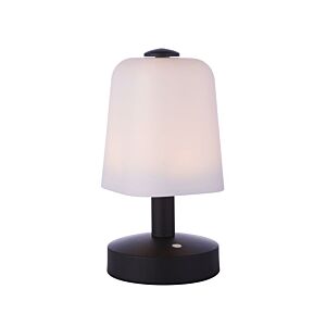 Craftmade Rechargable LED Portable 1-Light Table Lamp in Midnight
