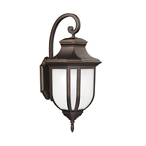 Sea Gull Childress 15 Inch Outdoor Wall Light in Antique Bronze