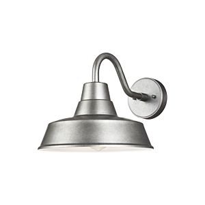 Visual Comfort Studio Barn Light Outdoor Wall Light in Weathered Pewter