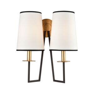 Nico 2-Light Wall Sconce in Oil Rubbed Bronze