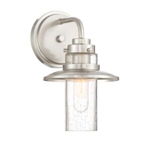 Dover 1-Light Wall Sconce in Satin Platinum