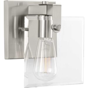 Glayse 1-Light Bathroom Vanity Light in Brushed Nickel