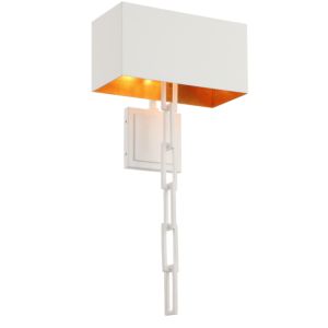 Brian Patrick Flynn for Alston Wall Sconce in Matte White