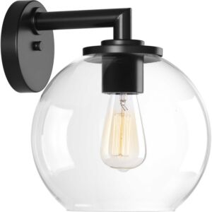 Globe Lanterns 1-Light Wall Lantern in Black