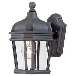 The Great Outdoors Harrison 12 Inch Outdoor Wall Light in Black