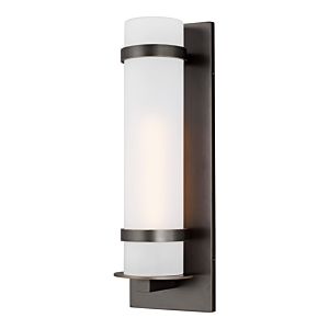 Sea Gull Alban Outdoor Wall Light in Antique Bronze