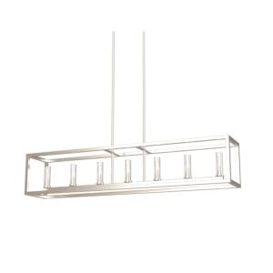 Sambre 7-Light Linear Pendant in Multiple Finishes and Buffed Nickel