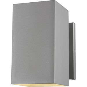 Visual Comfort Studio Pohl Outdoor Wall Light in Painted Brushed Nickel