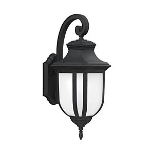 Sea Gull Childress 21 Inch Outdoor Wall Light in Black