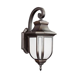 Sea Gull Childress 21 Inch Outdoor Wall Light in Antique Bronze