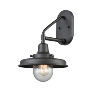 Vinton Station 1-Light Outdoor Wall Sconce in Oil Rubbed Bronze