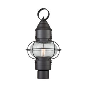 Onion 1-Light Outdoor Post Mount in Oil Rubbed Bronze