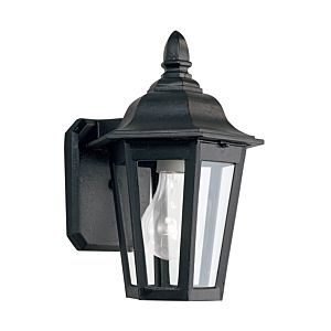 Sea Gull Brentwood Outdoor Wall Light in Black
