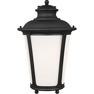 Generation Lighting Cape May Outdoor Wall Light in Black