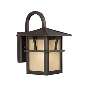 Sea Gull Medford Lakes 11 Inch Outdoor Wall Light in Statuary Bronze