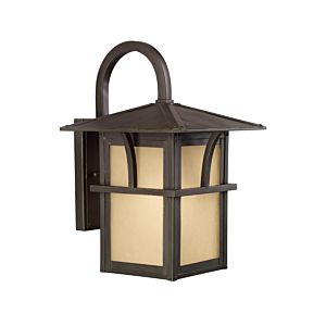 Sea Gull Medford Lakes 14 Inch Outdoor Wall Light in Statuary Bronze