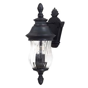 The Great Outdoors Newport 2 Light 18 Inch Outdoor Wall Light in Heritage