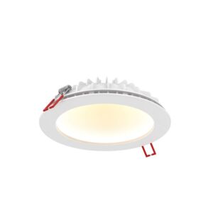1-Light LED Recessed Light in White