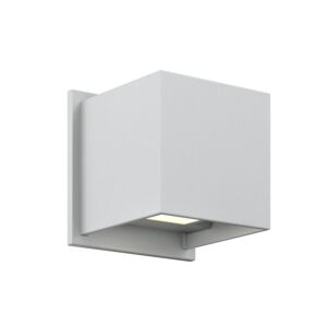 2-Light LED Wall Sconce in Satin Grey