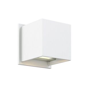 2-Light LED Wall Sconce in White