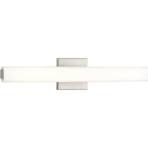 Beam LED 1-Light LED Bathroom Vanity Light Bracket in Brushed Nickel
