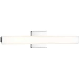 Beam LED 1-Light LED Bathroom Vanity Light Bracket in Polished Chrome