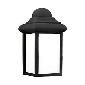 Sea Gull Mullberry Hill 9 Inch Outdoor Wall Light in Black