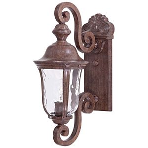 The Great Outdoors Ardmore 20 Inch Outdoor Wall Light in Vintage Rust