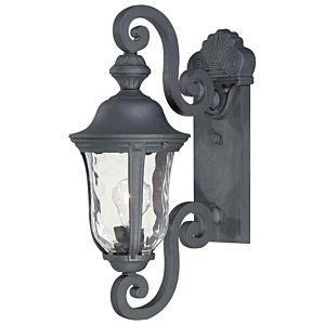 The Great Outdoors Ardmore 20 Inch Outdoor Wall Light in Black