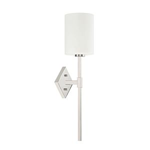 Savoy House Destin 1 Light Wall Sconce in Polished Nickel