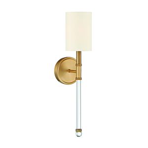 Savoy House Fremont 1 Light Wall Sconce in Warm Brass
