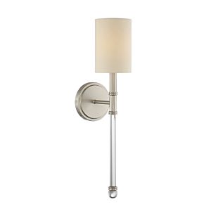 Savoy House Fremont 1 Light Wall Sconce in Satin Nickel