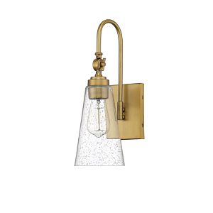 Savoy House York 1 Light Adjustable Wall Sconce in Warm Brass