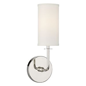 Powell 1-Light Wall Sconce in Polished Nickel
