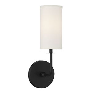 Savoy House Powell 1 Light Wall Sconce in Matte Black