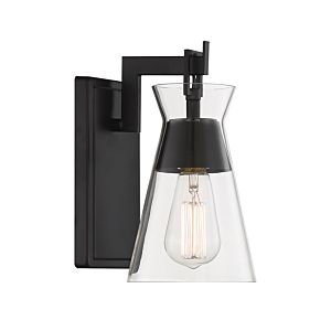 Savoy House Lakewood 1 Light Wall Sconce in Matte Black