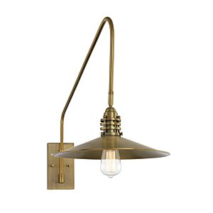 Savoy House Wheaton 1 Light Adjustable Wall Sconce in Warm Brass