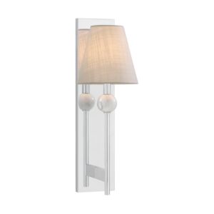 Travis 1-Light Wall Sconce in Polished Chrome