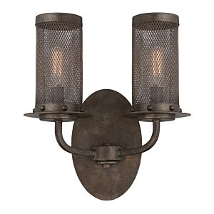 Savoy House Nouvel 2 Light Wall Sconce in Galaxy Bronze