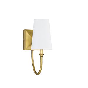 Savoy House Cameron 1 Light Wall Sconce in Warm Brass