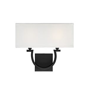 Savoy House Rhodes 2 Light Wall Sconce in Matte Black