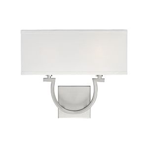 Savoy House Rhodes 2 Light Wall Sconce in Satin Nickel