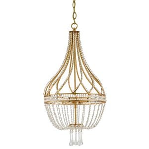 Currey & Company Ing├⌐nue Chandelier in Antique Gold Leaf