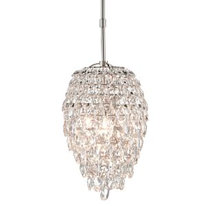 Aisling 1-Light Pendant in Polished Nickel