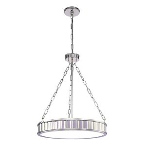 Hudson Valley Middlebury 5 Light 25 Inch Pendant Light in Polished Nickel
