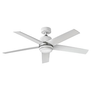 Hinkley Tier LED 54 Inch Indoor/Outdoor Ceiling Fan in Appliance White