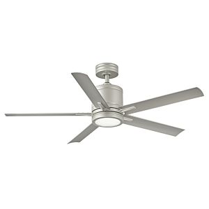 Vail LED 52 Indoor Ceiling Fan in Brushed Nickel"