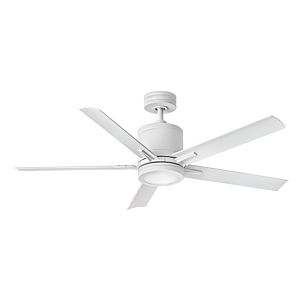 Vail LED 52 Indoor Ceiling Fan in Matte White"