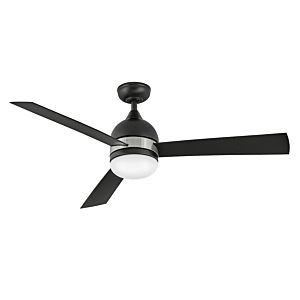 Verge LED 52 Indoor/Outdoor Ceiling Fan in Matte Black"